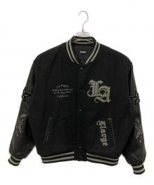 X-LARGE（エクストララージ）の古着「VARSITY JACKET」｜ブラック