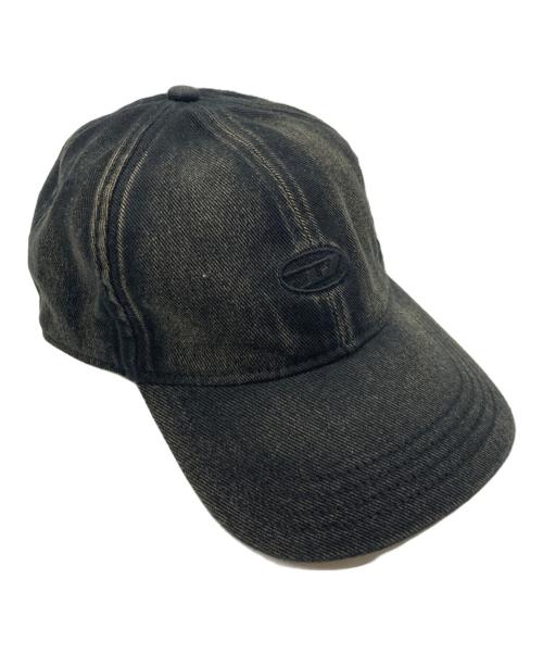 DIESEL（ディーゼル）DIESEL (ディーゼル) C-RUN WASHベースボールキャップ ブラックの古着・服飾アイテム
