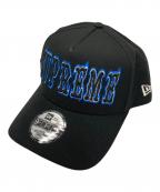 New Era×SUPREMEニューエラ×シュプリーム）の古着「Gothic Outline Adjustable」｜ブラック