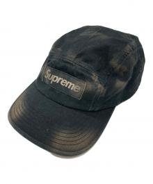 SUPREME（シュプリーム）の古着「Overdyed Camp Cap」｜ブラック