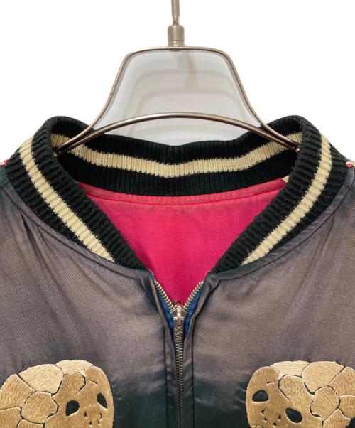 テーラー東洋（テーラートウヨウ）テーラー東洋 Mid 1950s Style Acetate Souvenir Jacket “SKULL”（ミッド・ナインティーン・フィフティーズ・スタイル・アセテート・スーベニア・ジャケット・スカル） ブラック サイズ:Mの古着・服飾アイテム