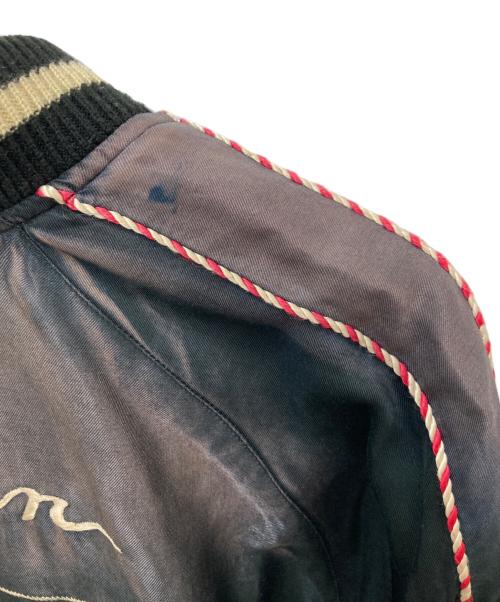 テーラー東洋（テーラートウヨウ）テーラー東洋 Mid 1950s Style Acetate Souvenir Jacket “SKULL”（ミッド・ナインティーン・フィフティーズ・スタイル・アセテート・スーベニア・ジャケット・スカル） ブラック サイズ:Mの古着・服飾アイテム