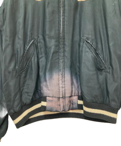 テーラー東洋（テーラートウヨウ）テーラー東洋 Mid 1950s Style Acetate Souvenir Jacket “SKULL”（ミッド・ナインティーン・フィフティーズ・スタイル・アセテート・スーベニア・ジャケット・スカル） ブラック サイズ:Mの古着・服飾アイテム