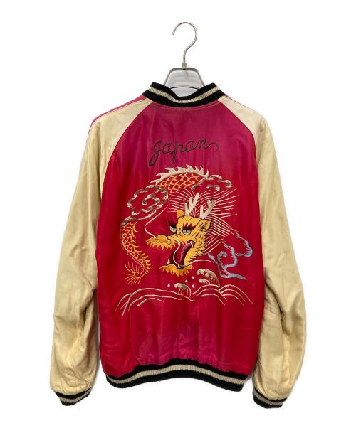 テーラー東洋（テーラートウヨウ）テーラー東洋 Mid 1950s Style Acetate Souvenir Jacket “SKULL”（ミッド・ナインティーン・フィフティーズ・スタイル・アセテート・スーベニア・ジャケット・スカル） ブラック サイズ:Mの古着・服飾アイテム