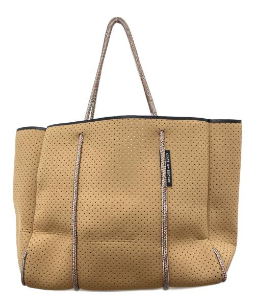 STATE OF ESCAPE（ステイトオブエスケープ）STATE OF ESCAPE (ステイトオブエスケープ) FLYING SOLO TOTE　フライングソロ トー ベージュの古着・服飾アイテム