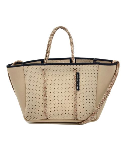 STATE OF ESCAPE（ステイトオブエスケープ）STATE OF ESCAPE (ステイトオブエスケープ) PETITE ESCAPE TOTE　プティエスケープトート ベージュの古着・服飾アイテム