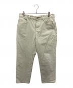 stussyステューシー）の古着「DOUBLE DYE BIG OL JEANS」｜グリーン