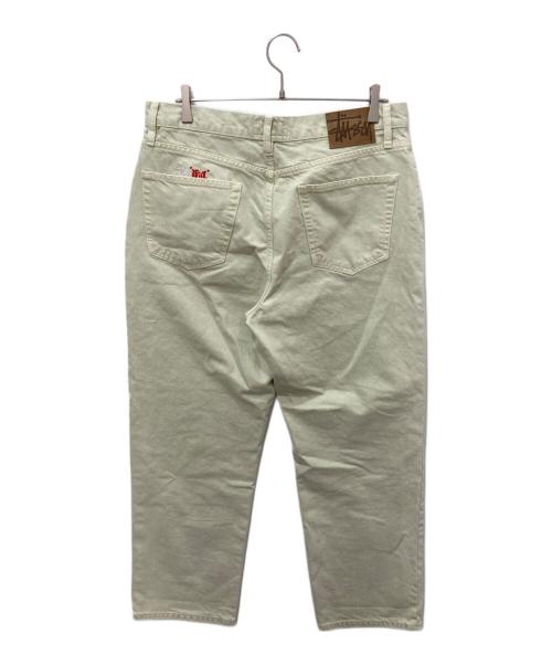 stussy（ステューシー）stussy (ステューシー) DOUBLE DYE BIG OL JEANS グリーン サイズ:Mの古着・服飾アイテム