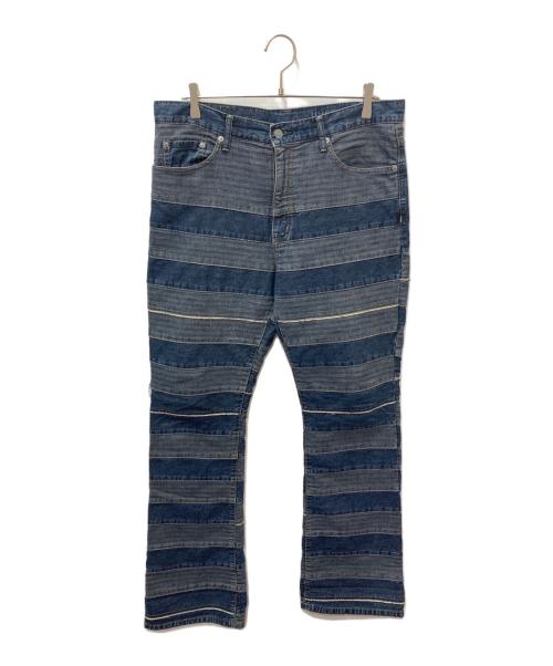 Hysteric Glamour（ヒステリックグラマー）Hysteric Glamour (ヒステリックグラマー) スクラッチフレアデニムパンツ インディゴ サイズ:34の古着・服飾アイテム