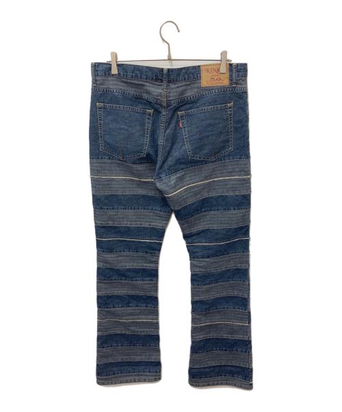 Hysteric Glamour（ヒステリックグラマー）Hysteric Glamour (ヒステリックグラマー) スクラッチフレアデニムパンツ インディゴ サイズ:34の古着・服飾アイテム
