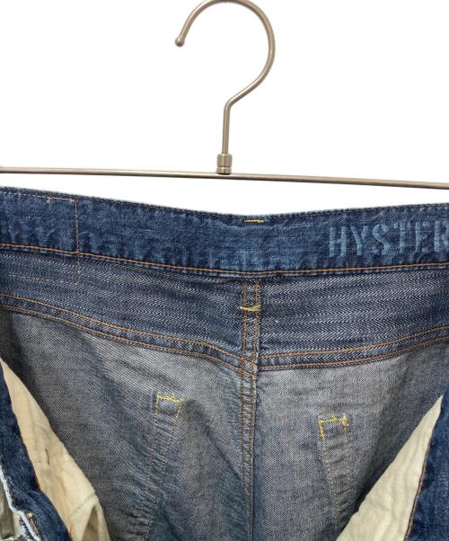 Hysteric Glamour（ヒステリックグラマー）Hysteric Glamour (ヒステリックグラマー) スクラッチフレアデニムパンツ インディゴ サイズ:34の古着・服飾アイテム