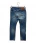Hysteric Glamour (ヒステリックグラマー) CLASH REMAKE加工 スリムストレートデニムパンツ ブルー サイズ:28：12000円