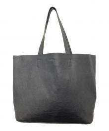 SLOW（スロウ）の古着「bono new tote bag　レザートートバッグ」｜ブラック