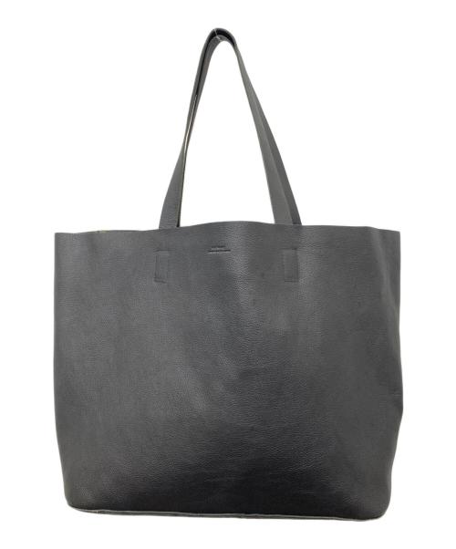 SLOW（スロウ）SLOW (スロウ) bono new tote bag　レザートートバッグ ブラックの古着・服飾アイテム