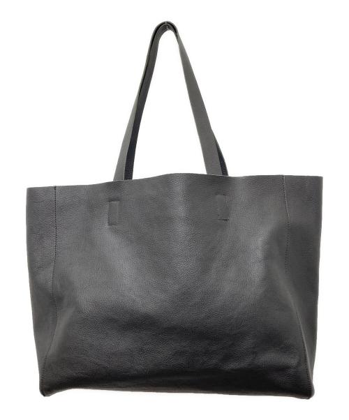 SLOW（スロウ）SLOW (スロウ) bono new tote bag　レザートートバッグ ブラックの古着・服飾アイテム