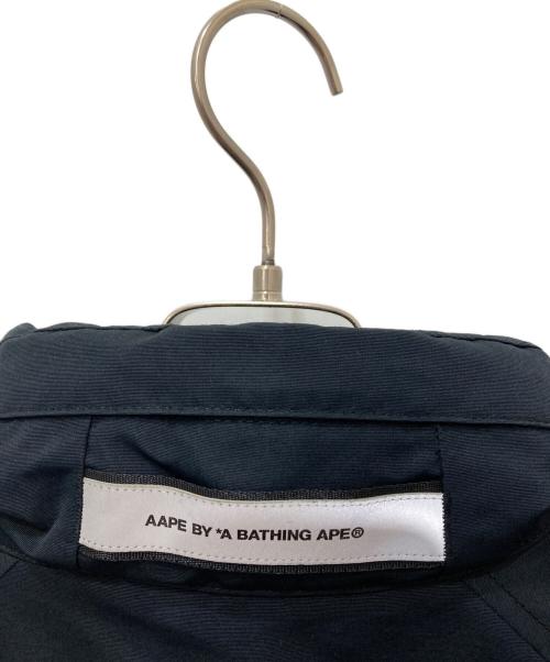 A BATHING APE（アベイシングエイプ）A BATHING APE (アベイシングエイプ) ロゴパッチ付きジップアップジャケット ブラック サイズ:1の古着・服飾アイテム