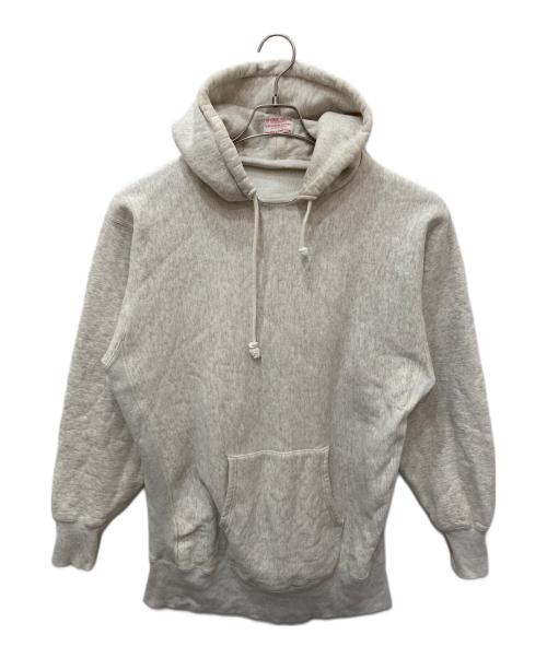 Champion REVERSE WEAVE（チャンピオン リバース ウィーブ）Champion REVERSE WEAVE (チャンピオン リバース ウィーブ) PULLOVER AFTER HOODED SWEATSHIRT グレー サイズ:XLの古着・服飾アイテム