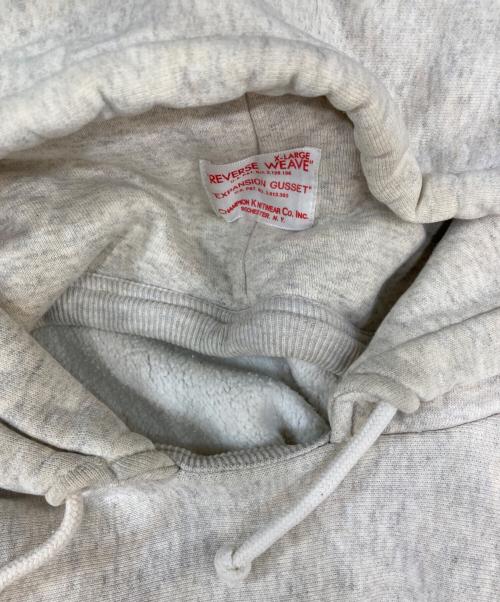 Champion REVERSE WEAVE（チャンピオン リバース ウィーブ）Champion REVERSE WEAVE (チャンピオン リバース ウィーブ) PULLOVER AFTER HOODED SWEATSHIRT グレー サイズ:XLの古着・服飾アイテム