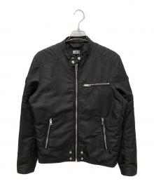 DIESEL（ディーゼル）の古着「J-GLORY　ライダースジャケット」｜ブラック