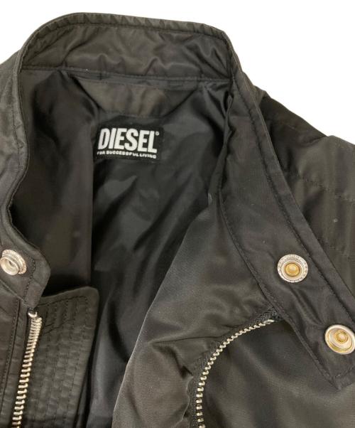 DIESEL（ディーゼル）DIESEL (ディーゼル) J-GLORY　ライダースジャケット ブラック サイズ:Lの古着・服飾アイテム