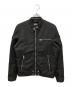 DIESEL（ディーゼル）の古着「J-GLORY　ライダースジャケット」｜ブラック