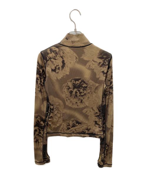 DIESEL（ディーゼル）DIESEL (ディーゼル) T‐CLAUDY　ハイネックカットソー ブラウン サイズ:Sの古着・服飾アイテム