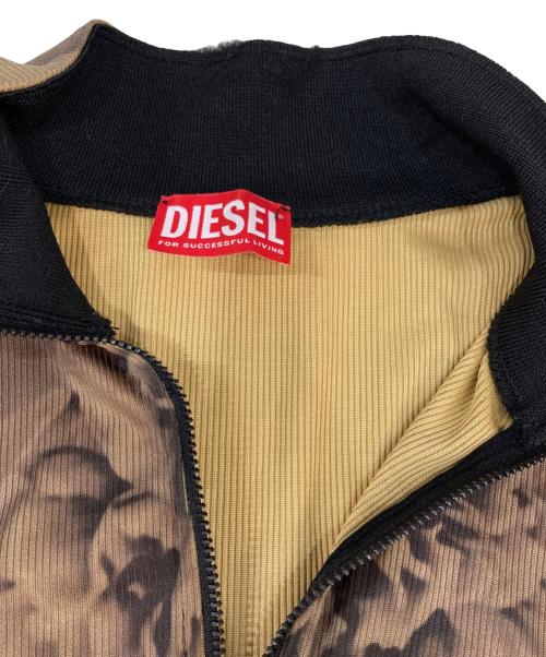 DIESEL（ディーゼル）DIESEL (ディーゼル) T‐CLAUDY　ハイネックカットソー ブラウン サイズ:Sの古着・服飾アイテム