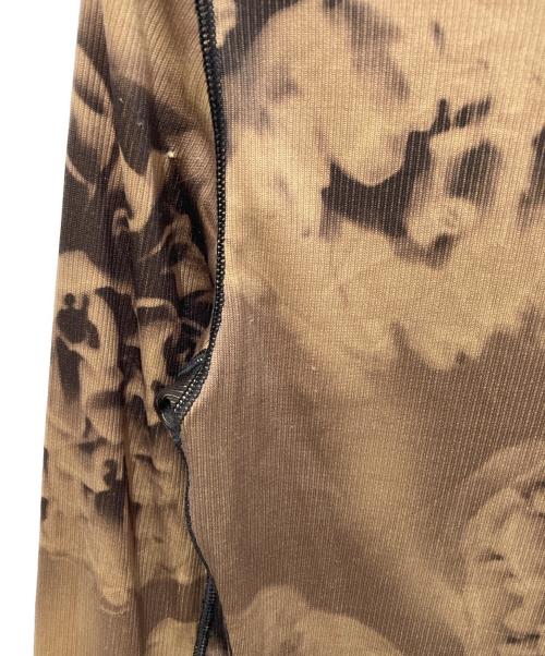 DIESEL（ディーゼル）DIESEL (ディーゼル) T‐CLAUDY　ハイネックカットソー ブラウン サイズ:Sの古着・服飾アイテム