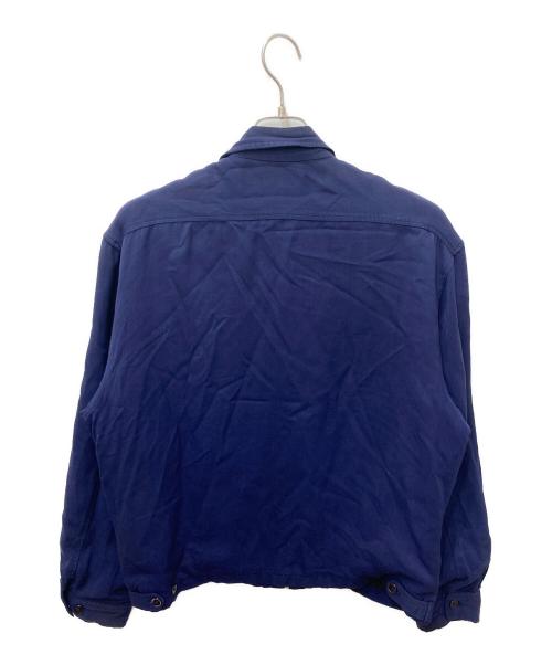 stussy（ステューシー）stussy (ステューシー) ジップアップワークジャケット ネイビー サイズ:Sの古着・服飾アイテム