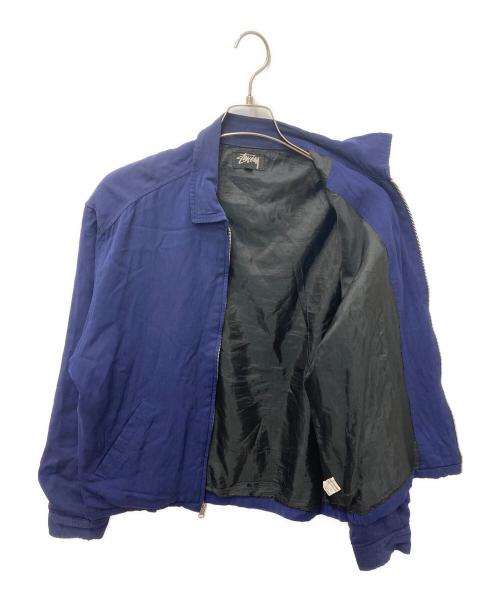 stussy（ステューシー）stussy (ステューシー) ジップアップワークジャケット ネイビー サイズ:Sの古着・服飾アイテム