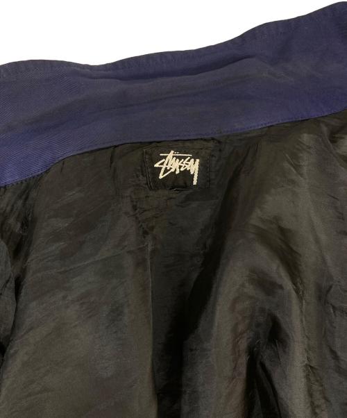 stussy（ステューシー）stussy (ステューシー) ジップアップワークジャケット ネイビー サイズ:Sの古着・服飾アイテム