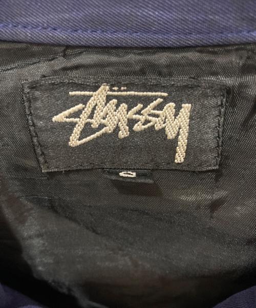 stussy（ステューシー）stussy (ステューシー) ジップアップワークジャケット ネイビー サイズ:Sの古着・服飾アイテム