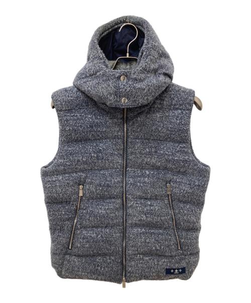 TATRAS（タトラス）TATRAS (タトラス) SOVER ソヴェール ウール フーデッドダウンベスト グレー サイズ:3の古着・服飾アイテム