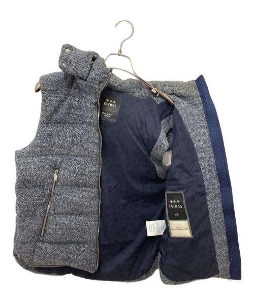 TATRAS（タトラス）TATRAS (タトラス) SOVER ソヴェール ウール フーデッドダウンベスト グレー サイズ:3の古着・服飾アイテム