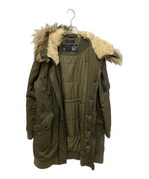 DIESEL（ディーゼル）DIESEL (ディーゼル) モッズコート グリーン サイズ:Sの古着・服飾アイテム