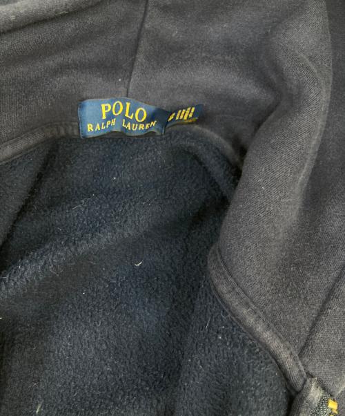 POLO RALPH LAUREN（ポロ・ラルフローレン）POLO RALPH LAUREN (ポロ・ラルフローレン) ポニー刺繍ジップパーカー ネイビー サイズ:XSの古着・服飾アイテム