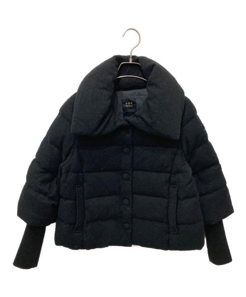 TATRAS（タトラス）TATRAS (タトラス) ウールリブショートダウンジャケット ブラック サイズ:2の古着・服飾アイテム