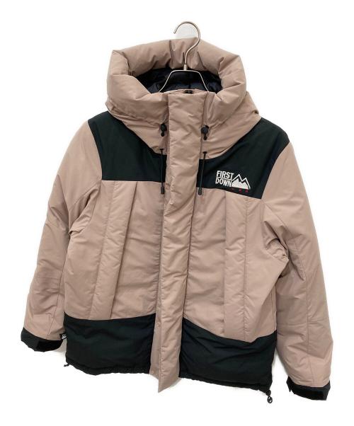 FIRST DOWN（ファーストダウン）FIRST DOWN (ファーストダウン) WRAP DOWN PARKA ピンク サイズ:Sの古着・服飾アイテム