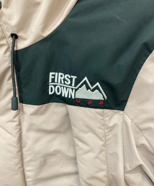 FIRST DOWN（ファーストダウン）FIRST DOWN (ファーストダウン) WRAP DOWN PARKA ピンク サイズ:Sの古着・服飾アイテム