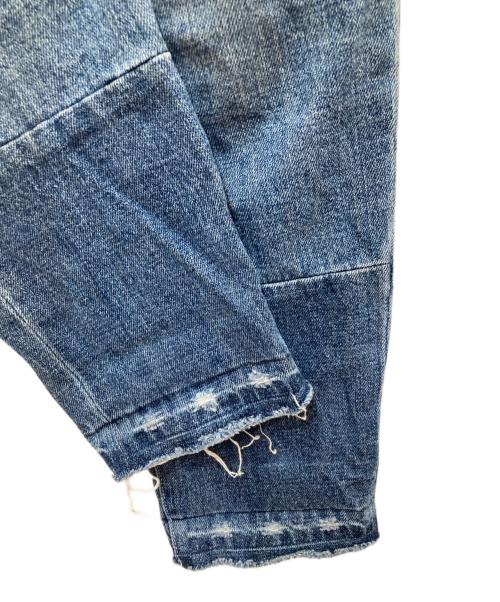 A BATHING APE（アベイシングエイプ）A BATHING APE (アベイシングエイプ) パッチワークデニムパンツ インディゴ サイズ:XSの古着・服飾アイテム