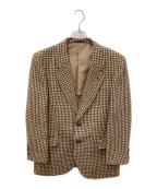 Harris Tweedハリスツイード）の古着「ウール2Bジャケット」｜ブラウン