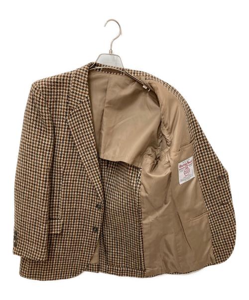 Harris Tweed（ハリスツイード）Harris Tweed (ハリスツイード) ウール2Bジャケット ブラウン サイズ:96AB5の古着・服飾アイテム