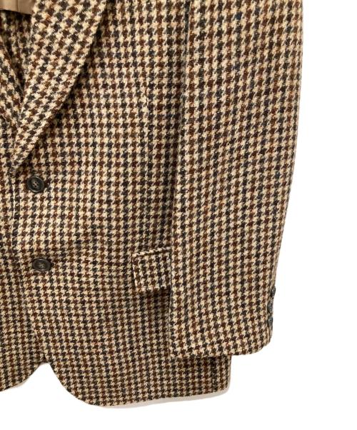 Harris Tweed（ハリスツイード）Harris Tweed (ハリスツイード) ウール2Bジャケット ブラウン サイズ:96AB5の古着・服飾アイテム