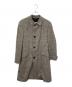 Aquascutum（アクアスキュータム）の古着「ウール千鳥柄コート」｜ベージュ