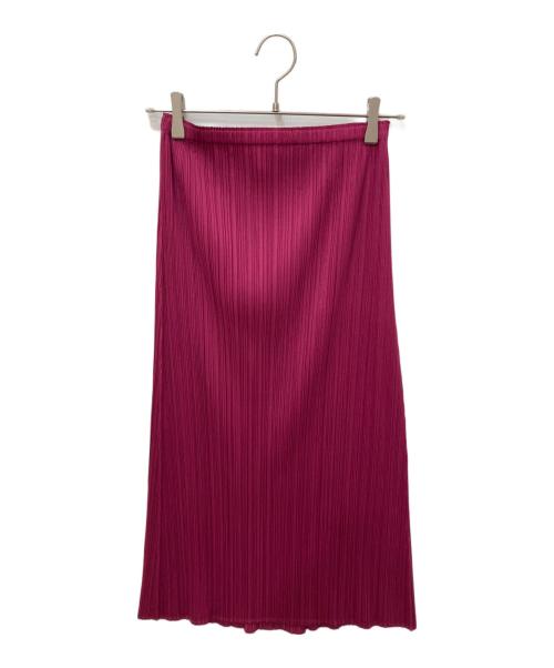 PLEATS PLEASE（プリーツプリーズ）PLEATS PLEASE (プリーツプリーズ) プリーツスカート ショッキングピンク サイズ:2の古着・服飾アイテム