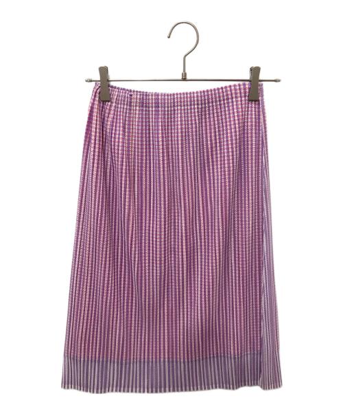 PLEATS PLEASE（プリーツプリーズ）PLEATS PLEASE (プリーツプリーズ) プリーツスカート ピンク サイズ:3の古着・服飾アイテム