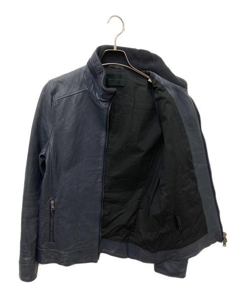Junhashimoto（ジュンハシモト）junhashimoto (ジュンハシモト) SPY WASHABLE CALF INNER RIDERS ネイビー サイズ:4の古着・服飾アイテム