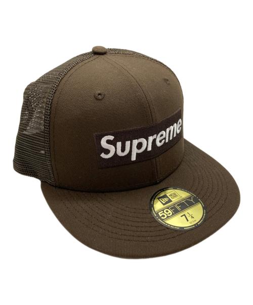 SUPREME（シュプリーム）Supreme (シュプリーム) New Era (ニューエラ) Box Logo Mesh ブラウンの古着・服飾アイテム