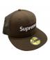 中古・古着 Supreme (シュプリーム) New Era (ニューエラ) Box Logo Mesh ブラウン：13000円