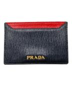 PRADAプラダ）の古着「パスケース」｜レッド×ブラック